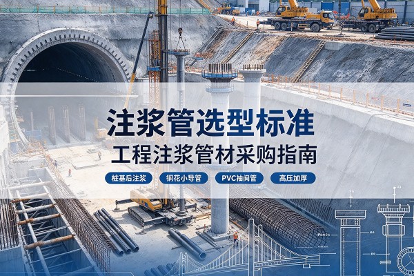 绵阳注浆管选型标准
