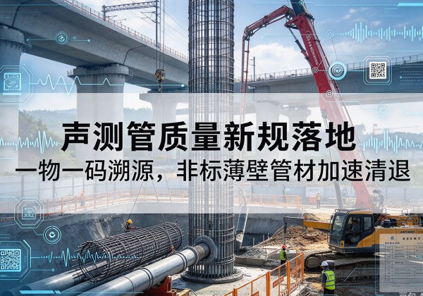 绵阳声测管质量新规落地，一物一码溯源，非标薄壁管材加速清退